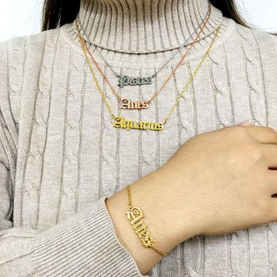 China Fashion Tarnish Free Stainless Steel Rainbow Plated Colorful Zodiac Sign Horoscope Pendant Necklace for sale