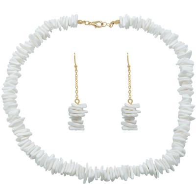 China Fashion Hawaiian Beach Surfer Choker Puka White Chips Shell Necklaces for sale