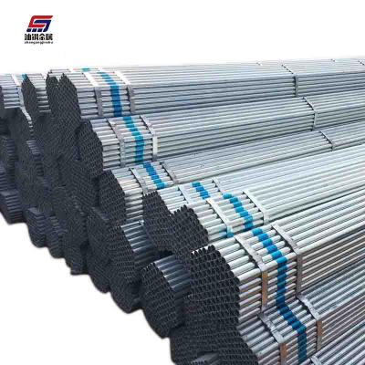 China Making Pipes BS Galvanized Steel Pipe Scaffold Round GI Hot Dipped Steel Pipe For Building ASTM Pre Galvanized Steel Pipe for sale