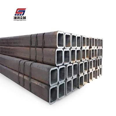 China Ms Square Pipe hot dipped welded hollow carbon fiber square tube weight section steel pipe/fluid pipe square tube/40x40/75x75 for sale