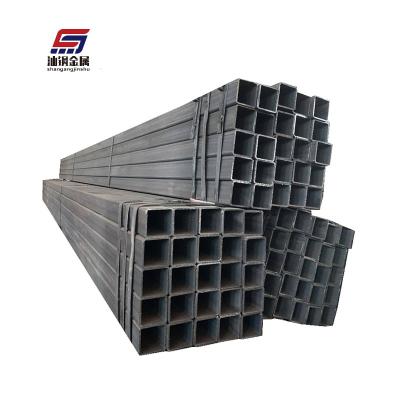 China Erw Square Pipe Black Seamless Hot Rolled Soft Carbon Liquid Galvanized Steel Pipes 1 Inch Square Steel Tube for sale