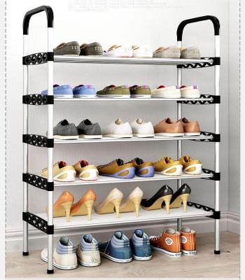 China Expandable Large Capacity Shoe Storage Rack Multifunctional Corridor Matching Rack Collection Shoe Rack Family Living Room Furniture Shoe r for sale