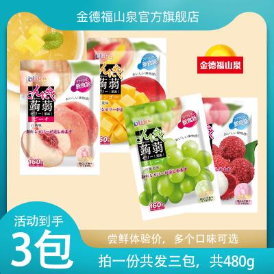 China Green Grape Lychee Peach Peach Fruit White Konjac Jelly Candy Delicious Shanquan Jelly 160g for sale