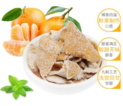 China Best Selling Natural Preserved Tangerine Peel In Candy Wholesale Tangerine Peel Sugar Salt Water Dry Sour Plum Honey for sale