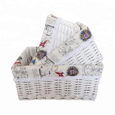 China Custom Size Eco - Friendly Cheap Willow Wicker Storage Basket for sale