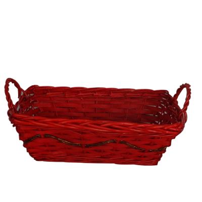 China New Willow Tray Basket China Style for sale