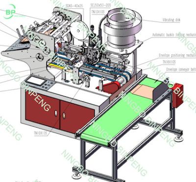 China Kraft Envelope Clasp Inserting And Hole Punching Machine BP001 made in china for sale