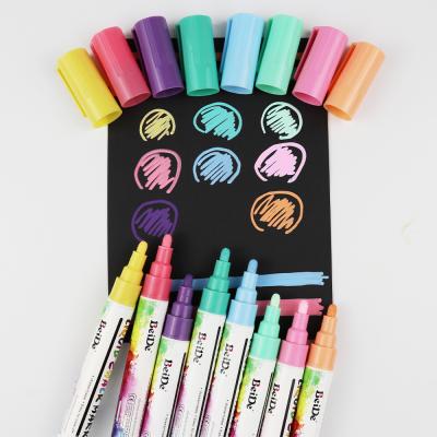 China Gift/DIY/Art Marker 8 Pastel Colors Erasable Board Pens Work on Glass, Window, Blackboard, Mirror for sale