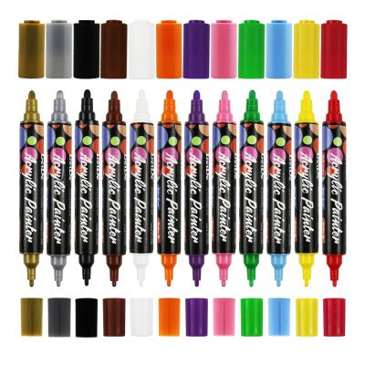 China Soft Writing Acrylic Paint Custom Non-Toxic Water Based Marker Pens for sale