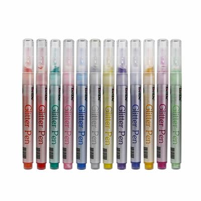 China DIY Glitter 1mm Acrylic Paint Marker Pen Metallic Color Ink Marker for Drawing Painting 1mm for sale