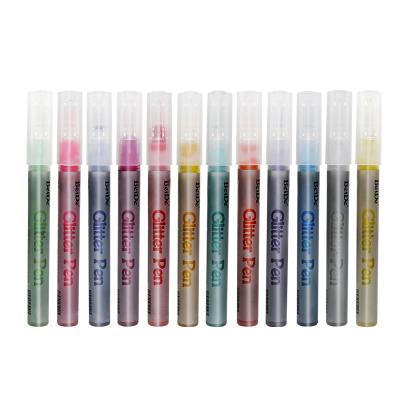 China Fast Delivery 1mm Amazon Tip Paint Glitter Hot Selling Marker Pen for sale