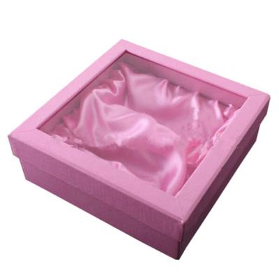 China Custom Recycled Materials Recyclable Cardboard Paper Packaging Magnetic Hat Gift Boxes With Open Window for sale