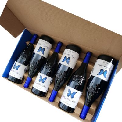 China Recycled Materials Printed Champagne Beer Glass Shipping Cardboard Boxes For Packaging Bottles for sale