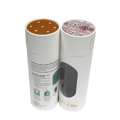 China Recycled Biodegradable Materials Cardboard Paper Packaging Cylinder Storage Gift Box for sale