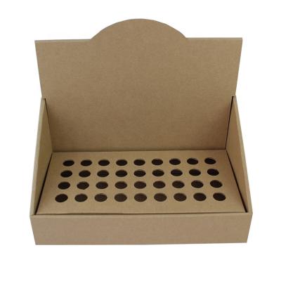 China Recycled Custom Paper Materials Cardboard Perfume Sample And Essential Oils Display Boxes for sale