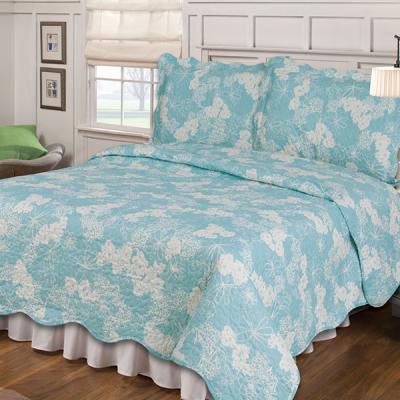 China Home High End Bright Color Queen Size Bed Quilt for sale