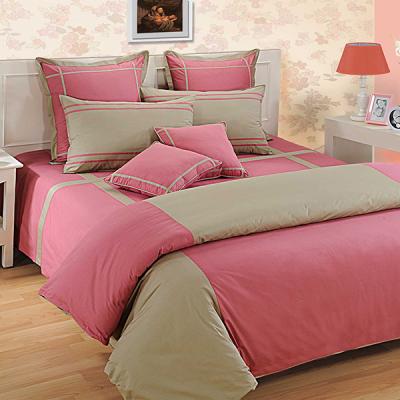 China Beautiful durable home bed linen with pillows for sale