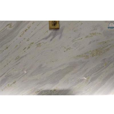 China Modern 18MM Polished Celest Blue Marble For Countertop Floor Bathroom Background Wall Tiles for sale