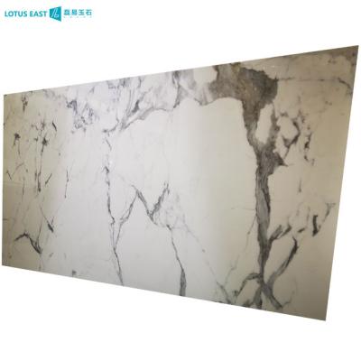 China Synthetic Crystallized White Nano Building Materials Countertop Glass for sale