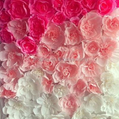 China Florist Paper Folding Flowers Flowers Backdrop for sale