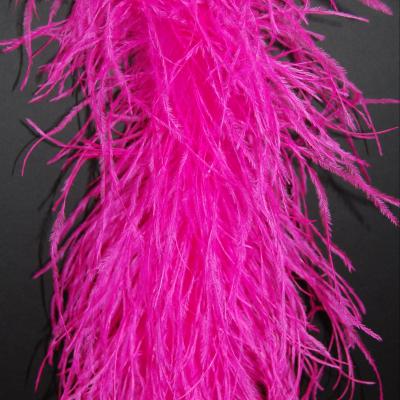 China Cheap Party Decoration Hot Pink Ostrich Feather Boa for sale