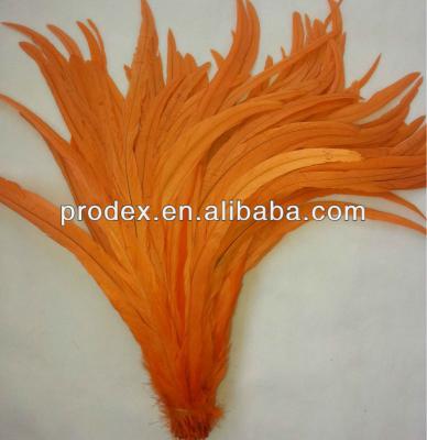 China Thin Grayish Cock Feathers Long Coque Tails Feather decroation saddle dress feathers long neck feathers for sale for sale