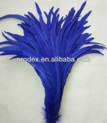 China Dress Decroation Color Coque Tails Feather Long Saddle Neck Feathers for sale