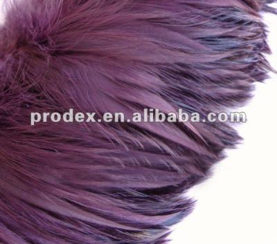 China Greyish chinchilla feather stripped by coat decroation 6-7 inches for sale