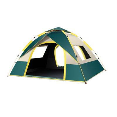 China Breathable Waterproof Two Doors And Two Windows Noise Camping Tent 4 Season Tent For Outdoor for sale