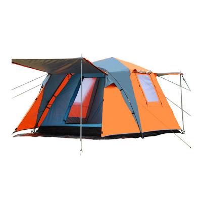 China Waterpoof/Wear-resistan Outdoor Double Layer Square Roof Automatic Multi-person Camping Tent Waterproof for sale