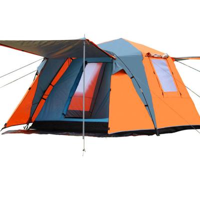 China Waterpoof/wear-resistan 3-4 double layers of people pop up automatic tent family camping tent sale for sale