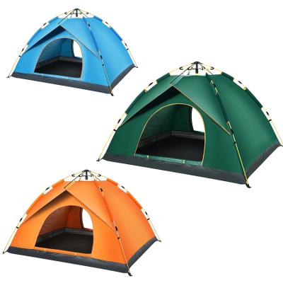 China Large Camping Tent Rainproof Waterproof Outdoor Automatic Stretch Tent 4 Season Tent for sale