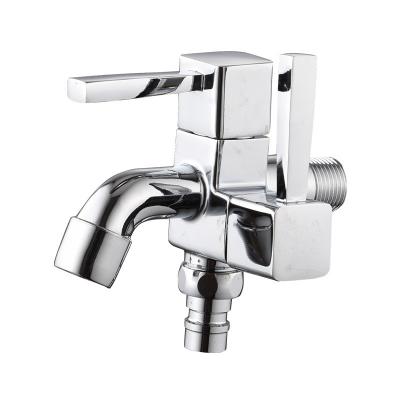 China Modern Double Water Outlet Washing Machine AliexpressDouble Wall Mount Square Water Basin Faucet for sale