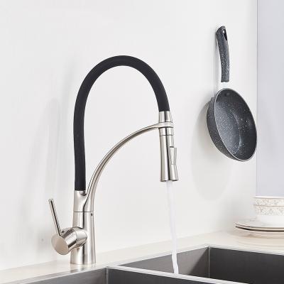 China Flexible Metered Faucets Stain Kitchen Mixer Tap for sale