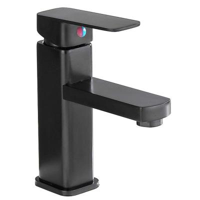 China Tall Metered Faucets Basin Faucet Black Wall for sale