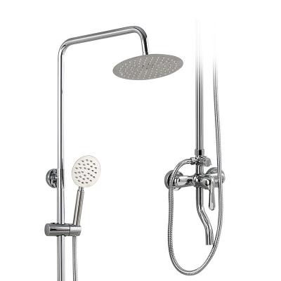 China Without sliding bar ledfre stainless steel rain top shower set 304 for sale