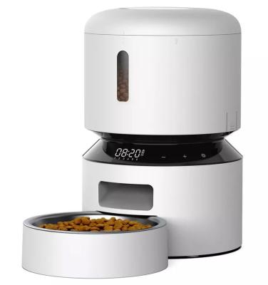 China Automatic Smart Single Bowl Feeder 3L Timing Quantitative Infrared Induction Self-Feeding Dog And Cat Smart Automatic Feeder for sale