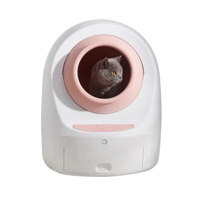 China High Quality Automatic Self-cleaning Toilet Stored Smart Cat Litter Box Cat Litter Box WiFi Linked Automatic Cat Litter Box for sale