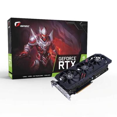 China New GeForce RTX 2060 Battle AX iGame Super Fast Colorful Game Ultra 8G 256Bit GDDR6 Workstation Delivery Graphics Card In Stock for sale