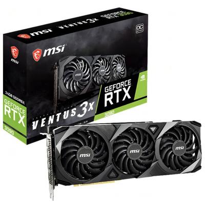 China New MSI GeForce VENTUS3X 24G GDDR6X 384Bit High Performance Gaming Workstation Fast Delivery Graphics Card In Stock for sale