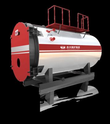 China Horizontal Lpg Gas Fuel Diesel Natural Steam 1 Ton 2 Ton Boiler For Dairy Products Industrial for sale