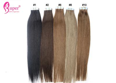 China 100g 50g Premium Virgin Tape In Hair Extensions Straight 40 Piece Set 24 Inch for sale