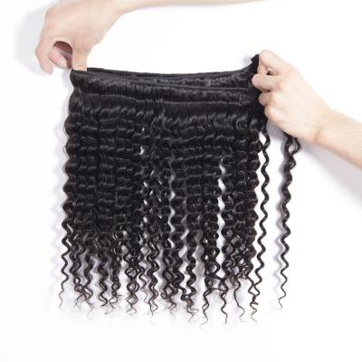 China African Malaysian Virgin Human Hair American Curly Extensions Weave Deep Wave for sale