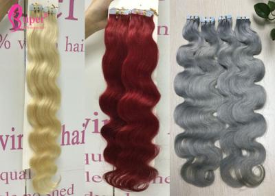 Cina doppio nastro parteggiato 9A a colori i pacchi 100% dei capelli diritti di Bazilian di estensioni dei capelli in vendita