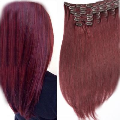 China African Malaysian Hair Extensions 100 Human Hair Clip In Hair Piece Milky Way for sale