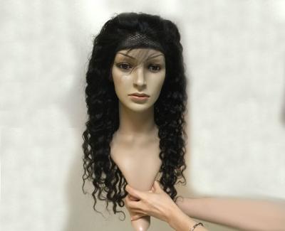 China Soft  Malaysian Full Lace Remy Human Hair Wigs Monofilament Forever Young for sale