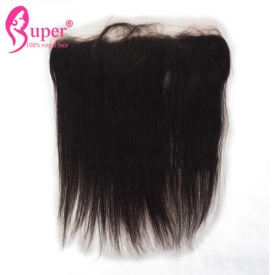 Cina Unprocessed Straight Lace Frontal Closure Ear To Ear 13 X 4 With Baby Hair in vendita