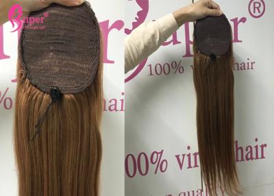 China Brazilian Remy Ponytail Extension Human Hair , 26 Inch Human Hair Extension for sale