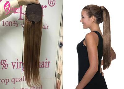 China Cute High Ponytail Extension Human Hair Weaves In Kenya , Easy To Dye for sale