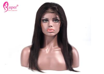 China Smooth Full Lace Remy Human Hair Wigs Brazilian Hair Weave Silky Straight for sale